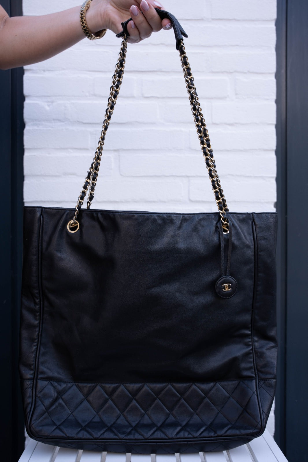 Chanel Chain Tote Large