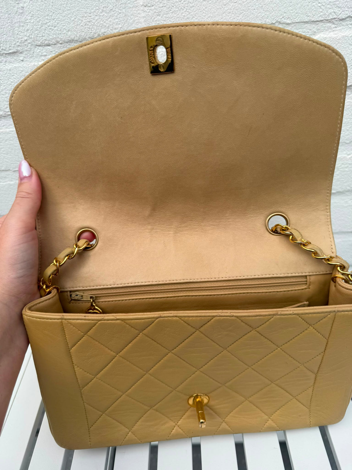 Chanel Diana 24 Gold Plated Hardware 1991-1994