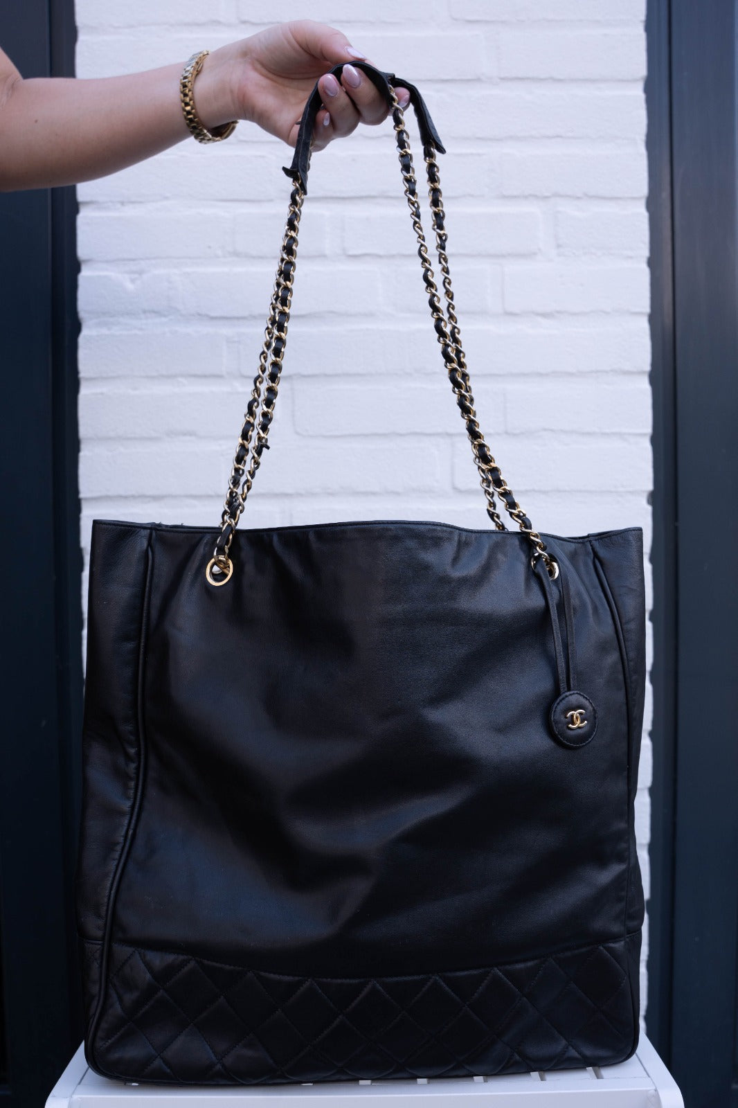 Chanel Chain Tote Large