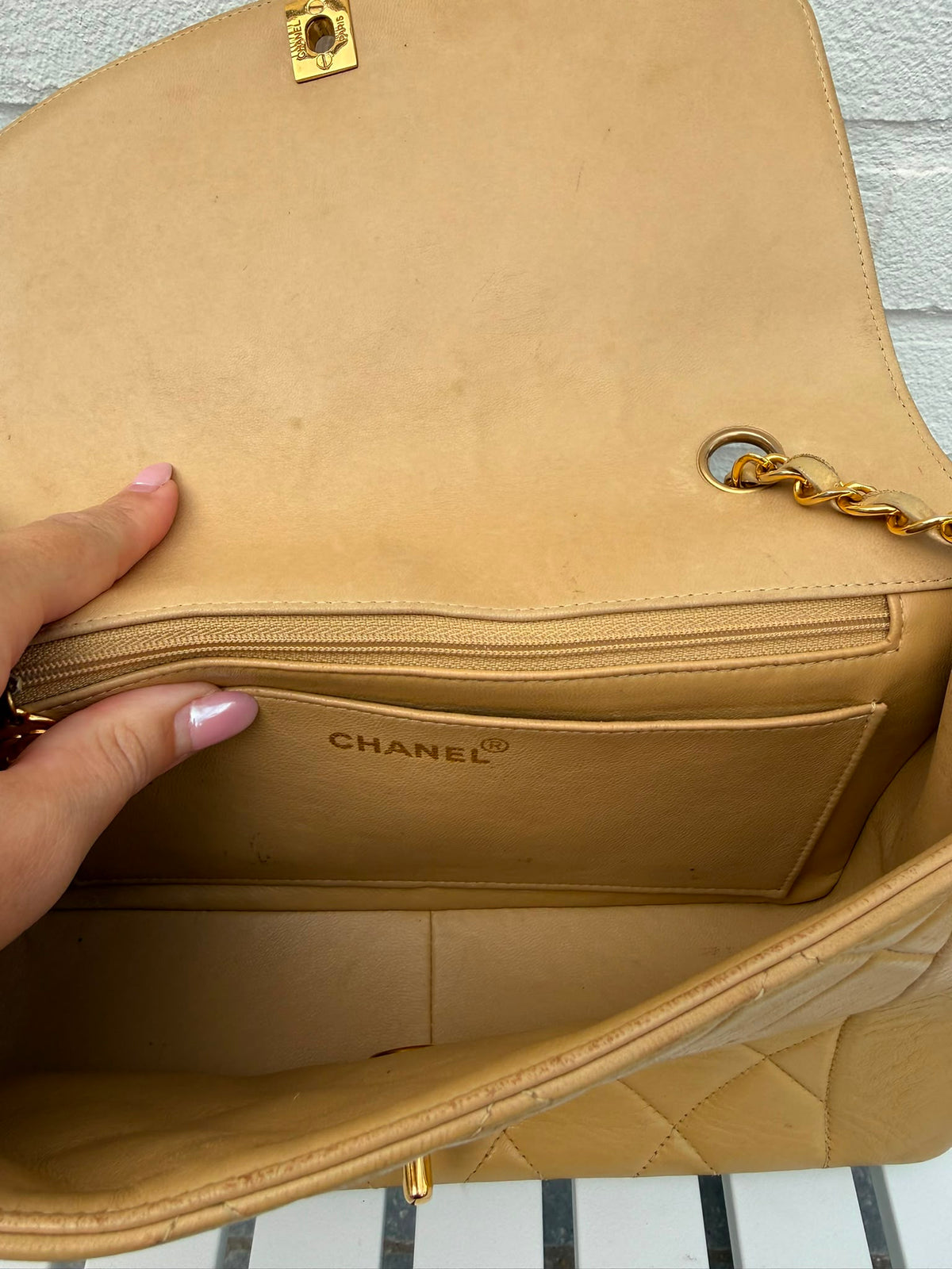 Chanel Diana 24 Gold Plated Hardware 1991-1994
