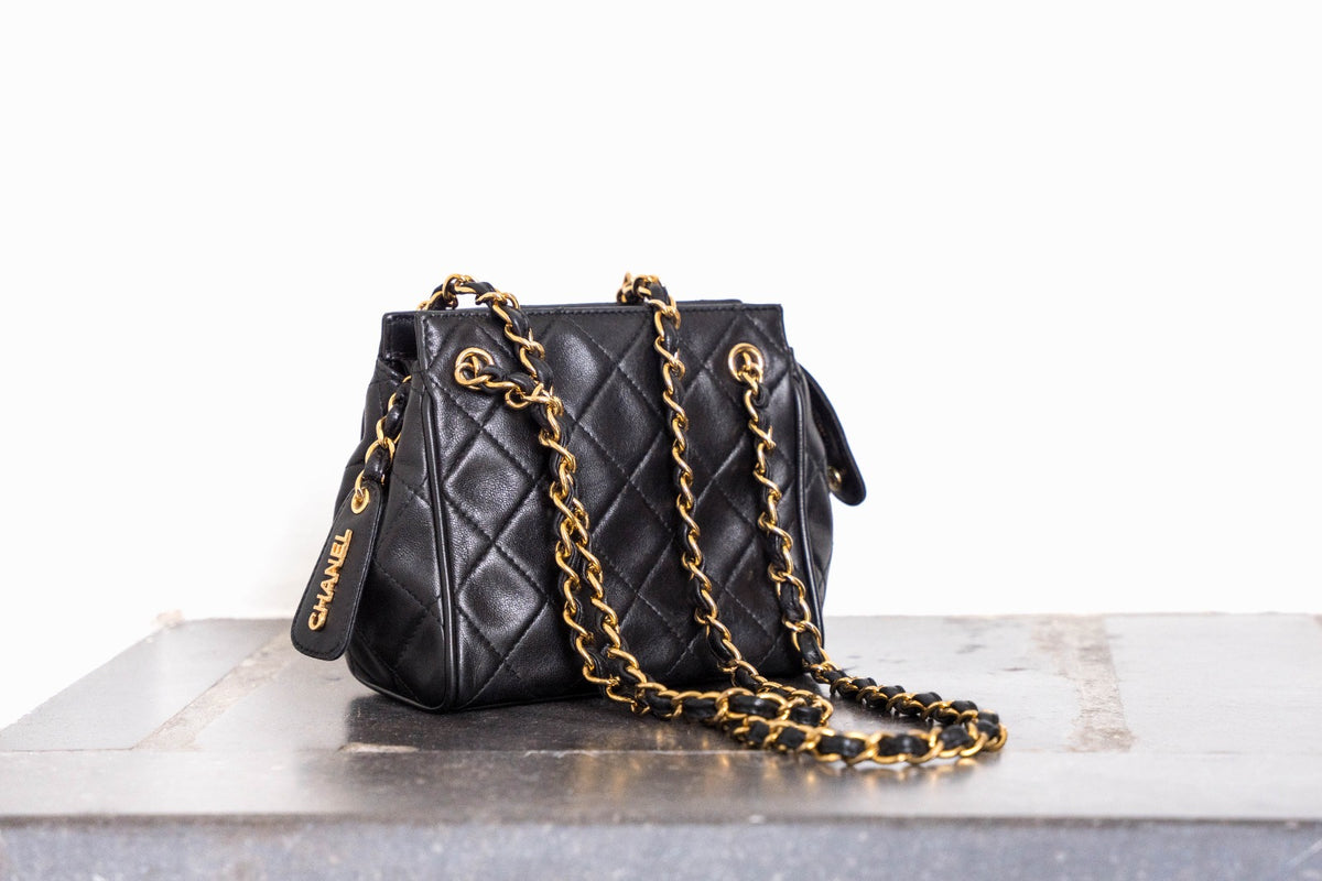 Chanel Quilted Chain Tote