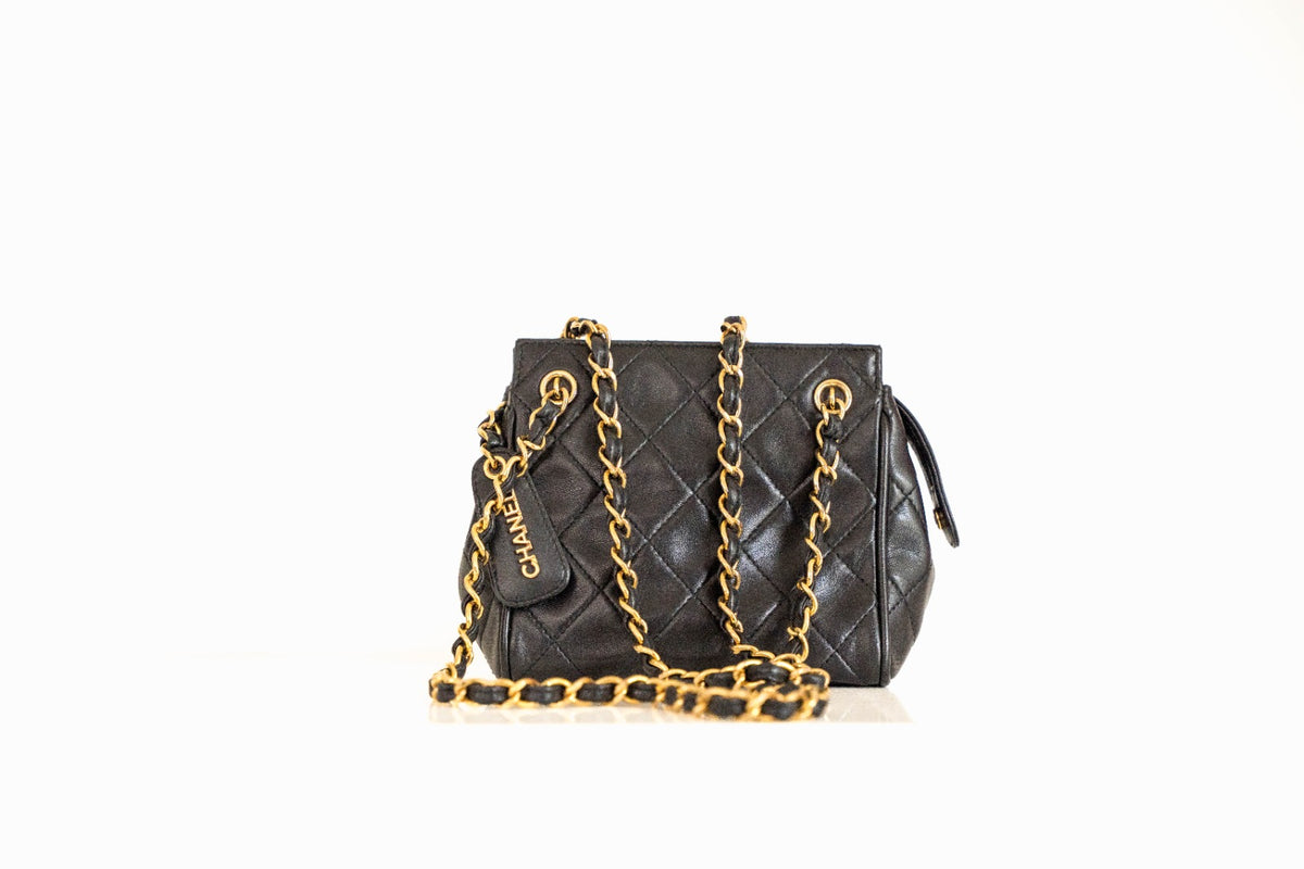 Chanel Quilted Chain Tote