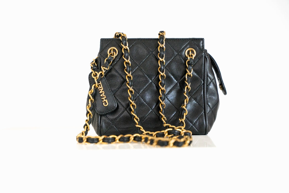 Chanel Quilted Chain Tote
