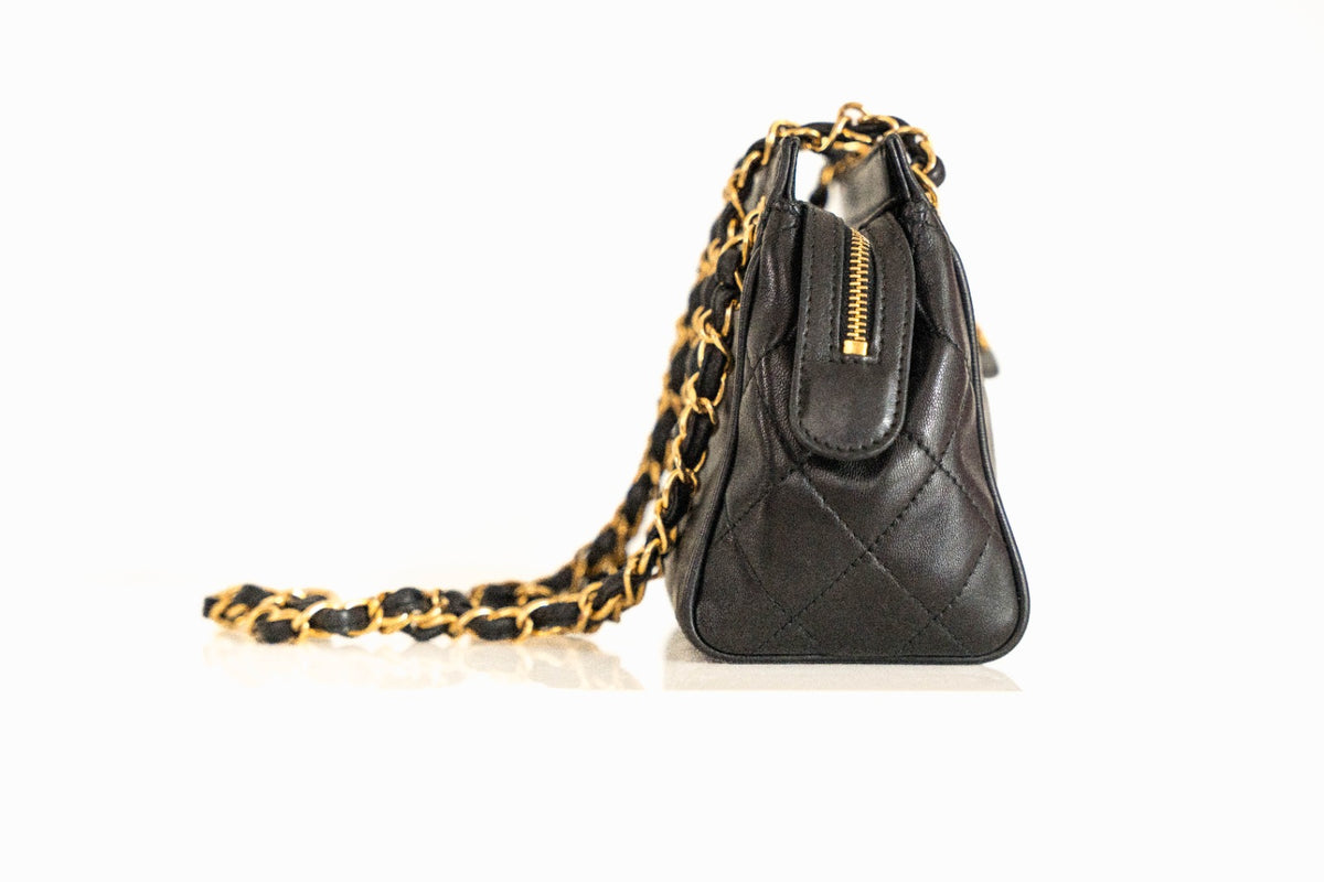 Chanel Quilted Chain Tote