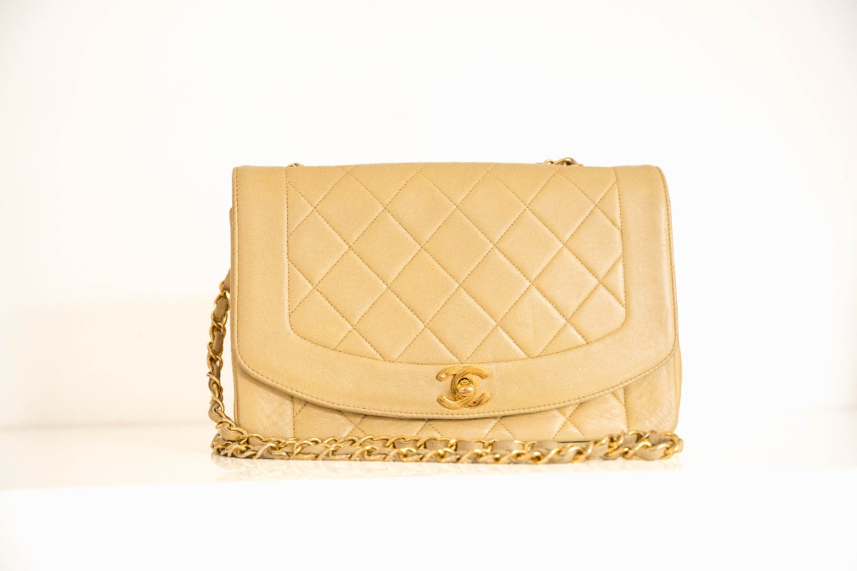 Chanel Diana 24 Gold Plated Hardware 1991-1994