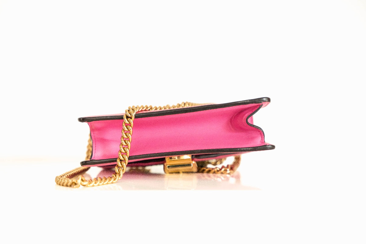 Gucci Sylvie Mini Chain Bag Pink